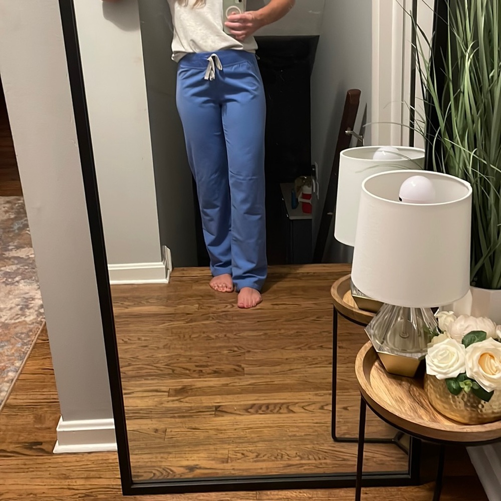 FIGS scrub pants XS ceil blue